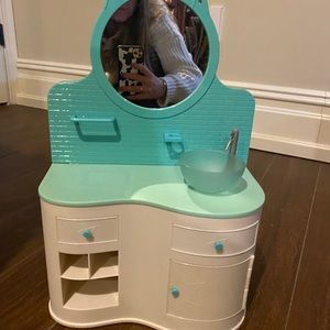 American girl doll bathroom set
